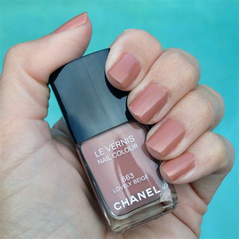 chanel new green nail polish|Chanel lovely beige nail polish.